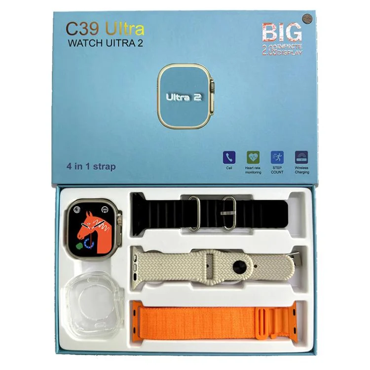 EDA008336801A_1.webp C39 Ultra 2.09 inch TFT Screen BT Outdoor Sports Smart Watch - Image 6