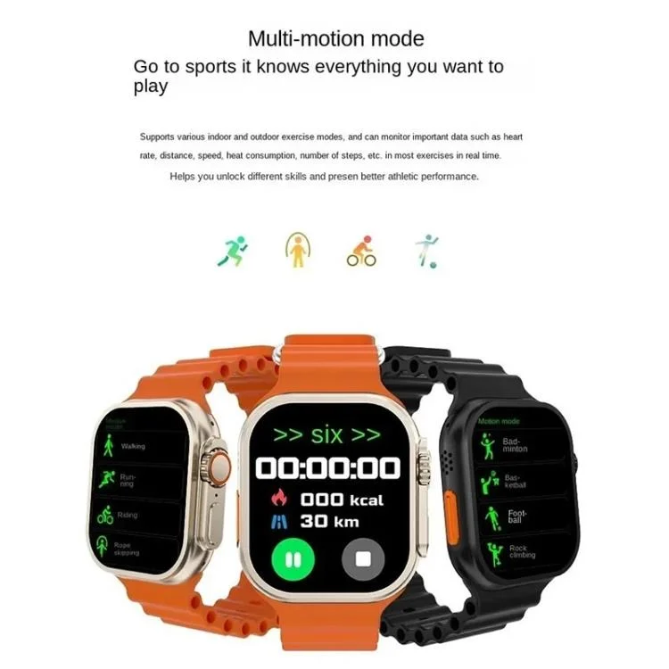 EDA008336801_B3.webp C39 Ultra 2.09 inch TFT Screen BT Outdoor Sports Smart Watch - Image 4