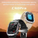 C40 Pro 2.19 inch TFT Screen BT Outdoor Sports Smart Watch Support Heart Rate Monitoring - Image 2