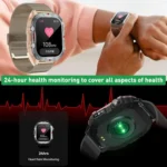 C40 Pro 2.19 inch TFT Screen BT Outdoor Sports Smart Watch Support Heart Rate Monitoring - Image 8