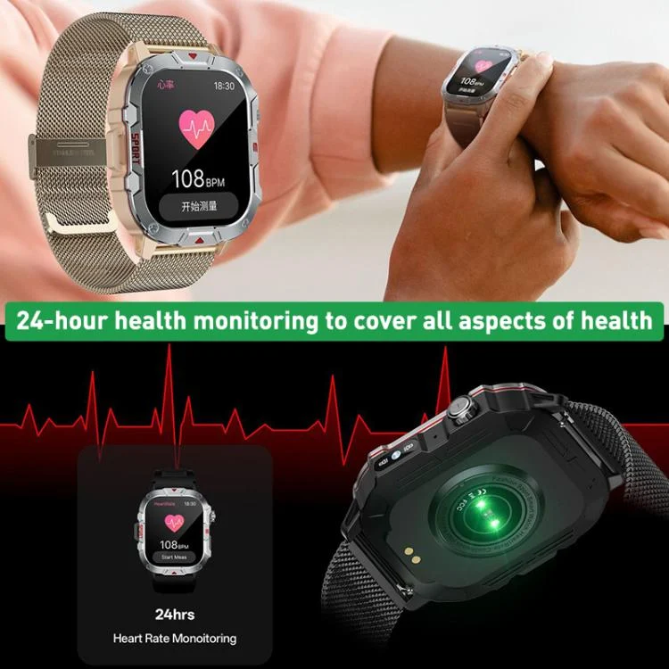 EDA008337701_B7.webp C40 Pro 2.19 inch TFT Screen BT Outdoor Sports Smart Watch Support Heart Rate Monitoring - Image 8