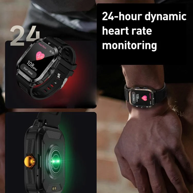 EDA008337801_B6.webp C50 Pro 2.19 inch TFT Screen BT Outdoor Sports Smart Watch Support Heart Rate Monitoring - Image 7