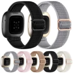 xDfind Wavy Nylon Braided Stretch Watch Band with Adjustment Buckle - Image 2