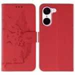 Feather Pattern Litchi Texture Leather Phone Case, For OnePlus Nord CE5