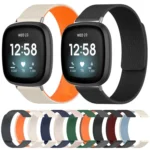 xDfind Litchi Texture Magnetic Silicone Watch Band - Image 2