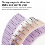 xDfind Reverse Buckle Tri-beads Magnetic Silicone Watch Band - Image 7
