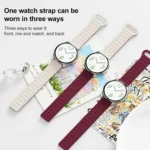 xDfind Reverse Buckle Tri-beads Magnetic Silicone Watch Band - Image 9