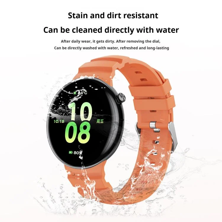 EDA0083614_B5.webp Ocean Two Color Dual-Row Hole Silver Buckle Silicone Watch Band - Image 6
