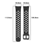 xDfind Hole Style Breathable Silicone Watch Band - Image 6