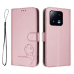 Litter Panda Embossing RFID Leather Phone Case with Lanyard, For Xiaomi 13 Pro, For Xiaomi 13, For Xiaomi 12T / 12T Pro - Image 2