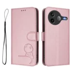 Litter Panda Embossing RFID Leather Phone Case with Lanyard, For Xiaomi Poco F7 Pro / Redmi K80, For Xiaomi Poco X7, For Xiaomi 15 Ultra - Image 2