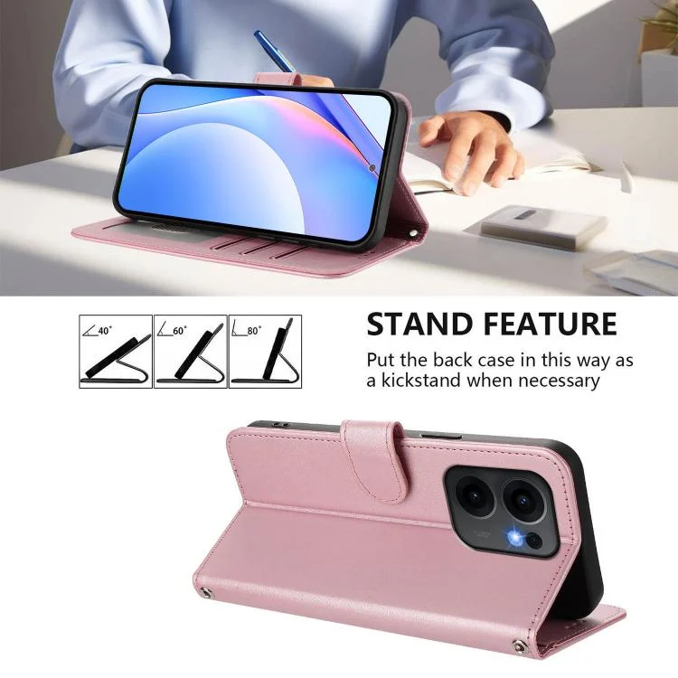 EDA008378810A_3.webp Litter Panda Embossing RFID Leather Phone Case with Lanyard, For OPPO Reno13 F 5G / 4G, For OPPO Find X8, For OPPO A3x 4G / 5G - Image 4