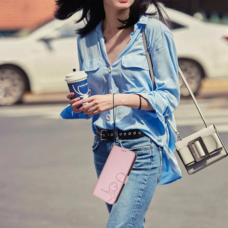 EDA008378815A_8.webp Litter Panda Embossing RFID Leather Phone Case with Lanyard, For OPPO Find X8 Pro, For OPPO A78 5G Global / A1x, For OPPO Find X6 Pro - Image 9