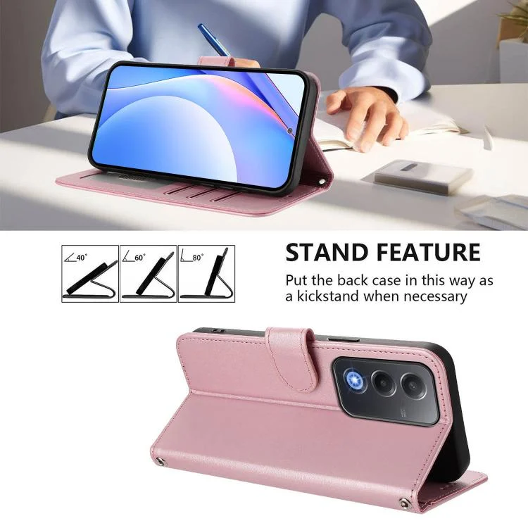 EDA008378832A_3.webp Litter Panda Embossing RFID Leather Phone Case with Lanyard, For OPPO A5 5G Global, For OPPO Reno14 Pro 5G Global, For OPPO Find X8s 5G - Image 4