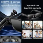L802 Smart Glasses with 8MP HD Camera Video Recording WiFi Transmission Al Smart Voice Assistant Smart Wearable Headset - Image 3
