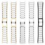Ceramic Quick Release Folding Buckle Stainless Steel Watch Band - Image 3