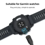 For Garmin 2 in 1 Type-C and USB-A Braid Watch Charging Cable, Length: 1m - Image 3