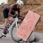 Tulips Embossed Leather Phone Case with Lanyard, For OPPO Reno14 F 5G, For OPPO Reno14 5G Global, For OPPO Reno13 F 5G / 4G - Image 7