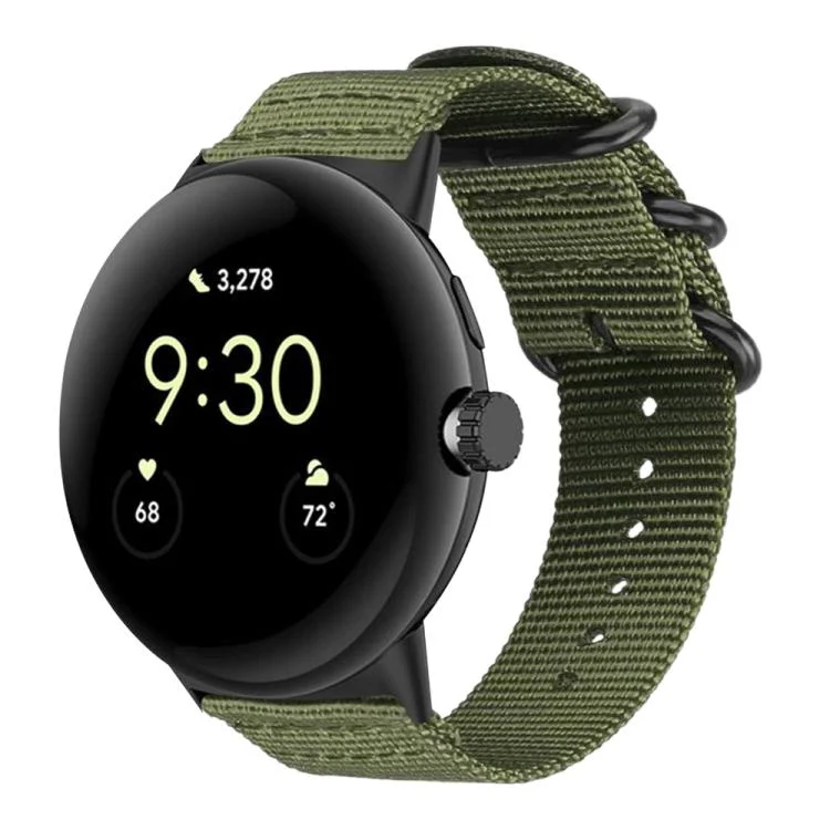 xDfind Ring Buckle Nylon Canvas Watch Band
