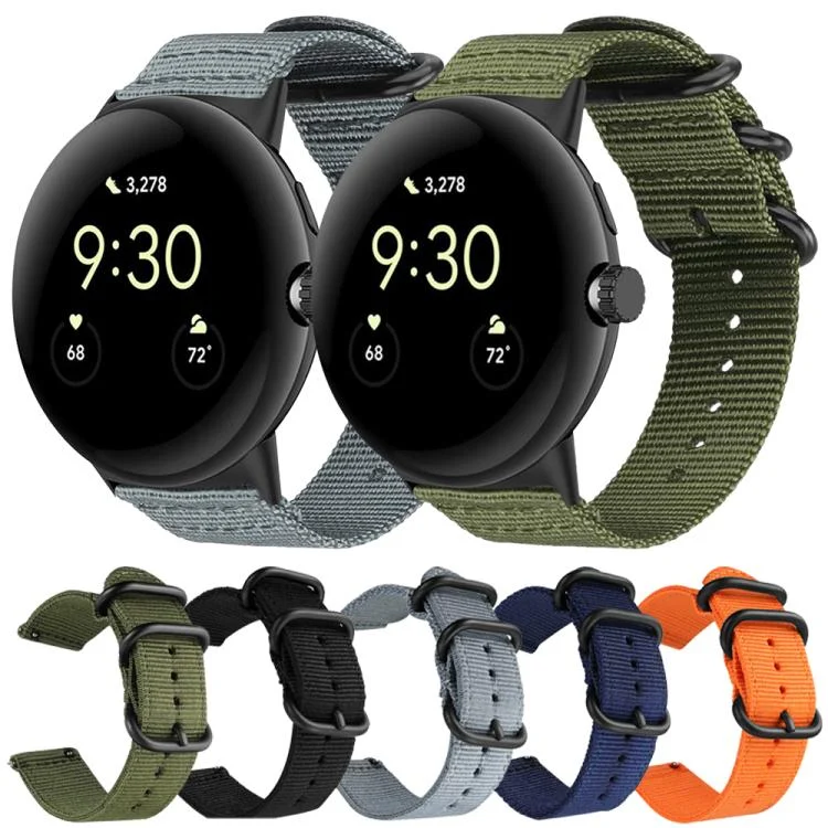 EDA0083984_B1.webp xDfind Ring Buckle Nylon Canvas Watch Band - Image 2