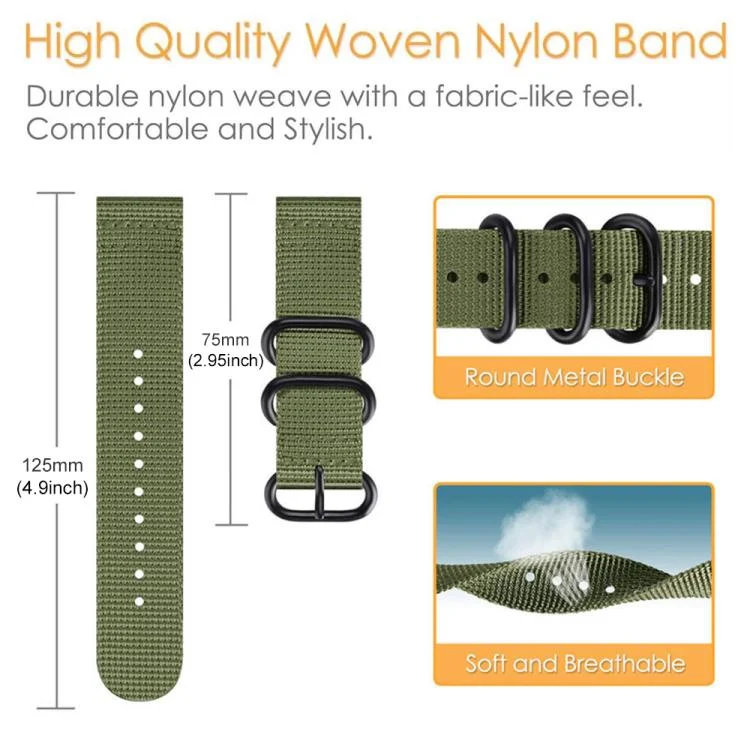 EDA0083984_B3.webp xDfind Ring Buckle Nylon Canvas Watch Band - Image 4