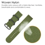 xDfind Ring Buckle Nylon Canvas Watch Band - Image 5