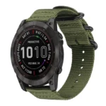 xDfind Ring Buckle Nylon Canvas Watch Band