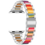 xDfind Three Beads Metal Resin Watch Band, For Apple Watch 38 / 40 / 41 / S10 42mm - Image 10