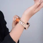 xDfind Three Beads Metal Resin Watch Band, For Apple Watch 38 / 40 / 41 / S10 42mm - Image 5