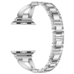 xDfind X-Shaped Single Row Diamond Metal Watch Band, For Apple Watch 42 / 44 / 45 / 46 / 49mm, For Apple Watch 38 / 40 / 41 / S10 42mm - Image 6