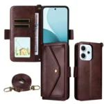 Multi-card Slots Crossbody Cowhide Leather Phone Case, For OPPO Reno14 / Reno14 F 5G Global, For OPPO A5x 5G / 4G, For OPPO A5 5G / 4G Global, For OPPO Reno14 Pro 5G