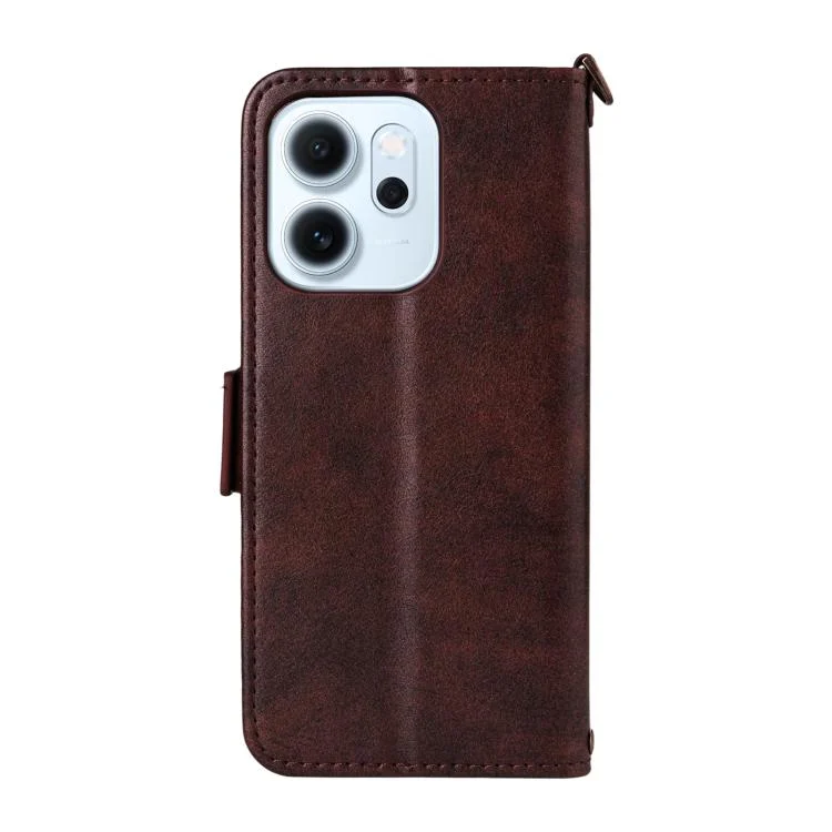 EDA008401007A_2.webp Multi-card Slots Crossbody Cowhide Leather Phone Case, For OPPO Reno14 / Reno14 F 5G Global, For OPPO A5x 5G / 4G, For OPPO A5 5G / 4G Global, For OPPO Reno14 Pro 5G - Image 3