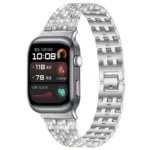 xDfind Five Beads Full Diamond Metal Watch Band