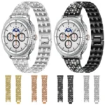 xDfind Five Beads Full Diamond Metal Watch Band - Image 2