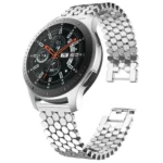 xDfind Fish Scale Texture Metal Watch Band