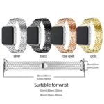 xDfind Fish Scale Texture Metal Watch Band, For Apple Watch 42 / 44 / 45 / 46 / 49mm - Image 4