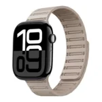 Cylinder Magnetic Two-color Loop Silicone Watch Band, For Apple Watch 42mm / 41mm / 40mm / 38mm