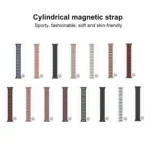 Cylinder Magnetic Two-color Loop Silicone Watch Band, For Apple Watch 42mm / 41mm / 40mm / 38mm - Image 4