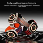 Cylinder Magnetic Two-color Loop Silicone Watch Band, For Apple Watch 42mm / 41mm / 40mm / 38mm - Image 8