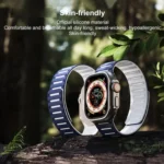 Cylinder Magnetic Two-color Loop Silicone Watch Band, For Apple Watch 42mm / 41mm / 40mm / 38mm - Image 9