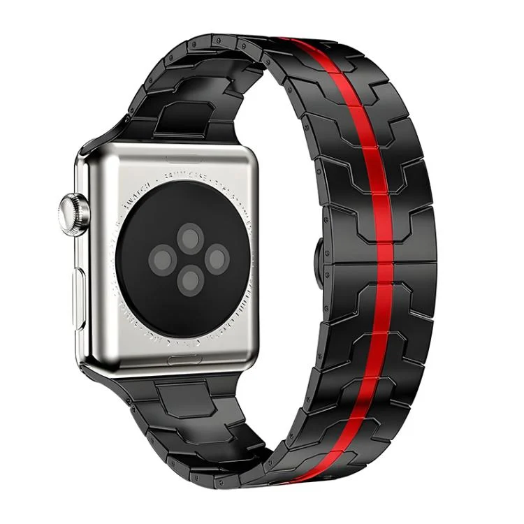 xDfind Butterfly Buckle Stainless Steel Watch Band, For Apple Watch 42 / 44 / 45 / 46 / 49mm