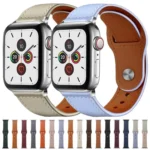 xDfind Rivet Buckle Genuine Leather Watch Band, For Apple Watch 38 / 40 / 41 / S10 42mm - Image 2