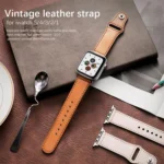 xDfind Rivet Buckle Genuine Leather Watch Band, For Apple Watch 38 / 40 / 41 / S10 42mm - Image 6
