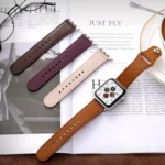 xDfind Rivet Buckle Genuine Leather Watch Band, For Apple Watch 38 / 40 / 41 / S10 42mm - Image 7