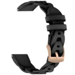 Rose Gold Buckle Twist Leather Watch Band - Image 4