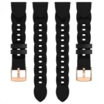Rose Gold Buckle Twist Leather Watch Band - Image 5