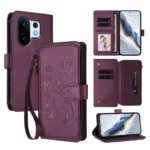 Butterfly Love Flower Multi-card Zipper Wallet Leather Phone Case, For vivo S30 Pro mini, For vivo S30