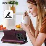 Butterfly Love Flower Multi-card Zipper Wallet Leather Phone Case, For vivo X200s, For vivo Y300 Pro+ 5G / iQOO Z10 5G - Image 6