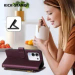 Butterfly Love Flower Multi-card Zipper Wallet Leather Phone Case, For vivo Y29 4G Global / T4x 5G, For vivo V50 5G Global / V50e 5G - Image 6