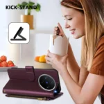 Butterfly Love Flower Multi-card Zipper Wallet Leather Phone Case, For vivo X200 Pro mini, For vivo X200 Pro 5G - Image 6